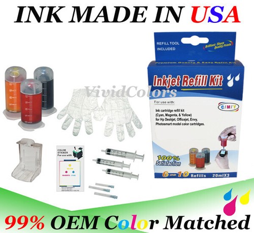 Refill tool kit hp61xl y - kit, c